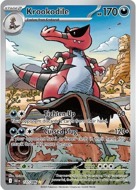 Krookodile (137/086) [Scarlet & Violet: Black Bolt]