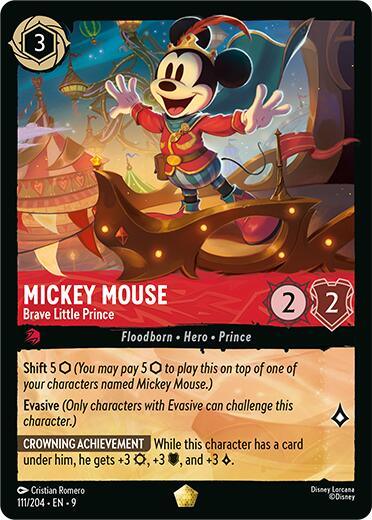 Mickey Mouse - Brave Little Prince (111/204) [Fabled]