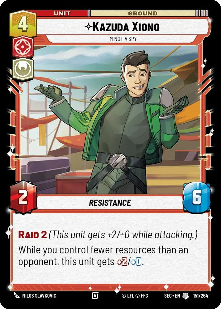 Kazuda Xiono (151/264) - I'm Not A Spy (151/264) [Secrets of Power]