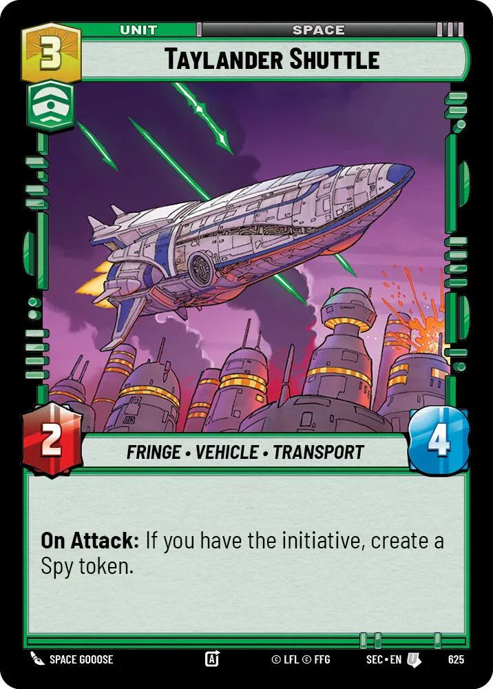 Taylander Shuttle (625) (Foil) (625) [Secrets of Power]