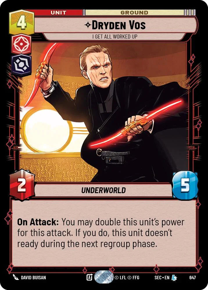 Dryden Vos - I Get All Worked Up (Foil) (647) (647) [Secrets of Power]