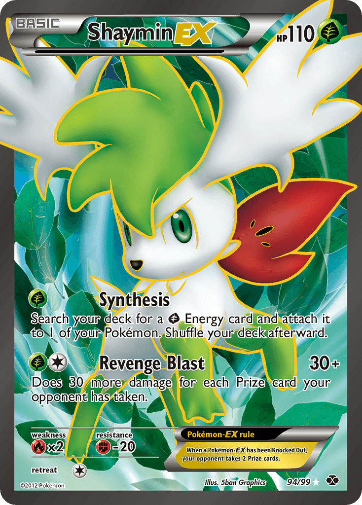 Shaymin EX (94/99) [Black & White: Next Destinies]