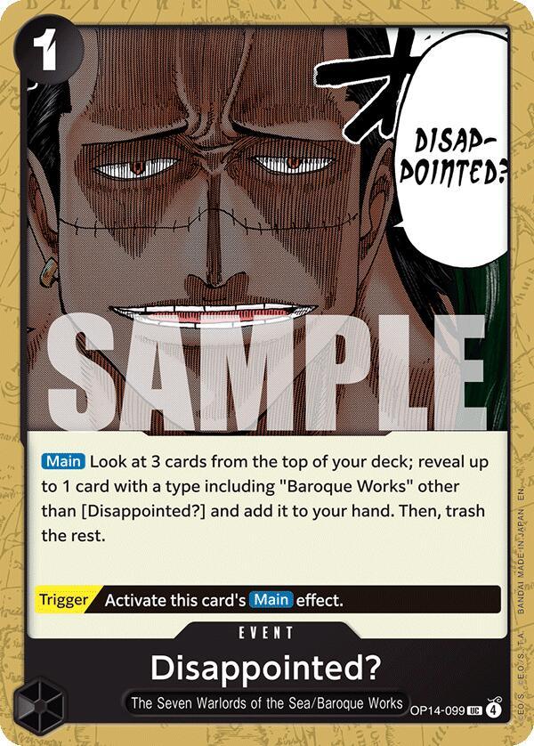 Disappointed? [The Azure Sea's Seven]