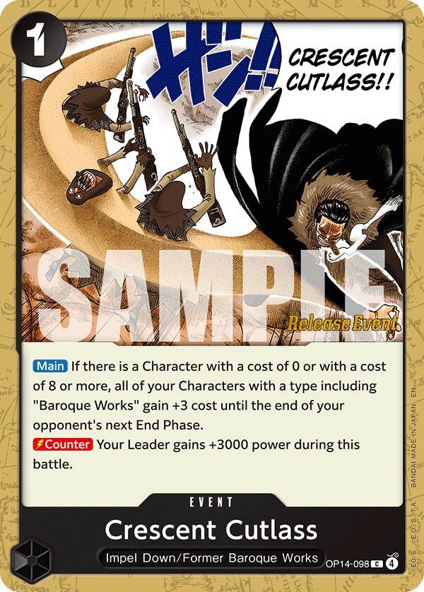 Crescent Cutlass [The Azure Sea's Seven Release Event Cards]