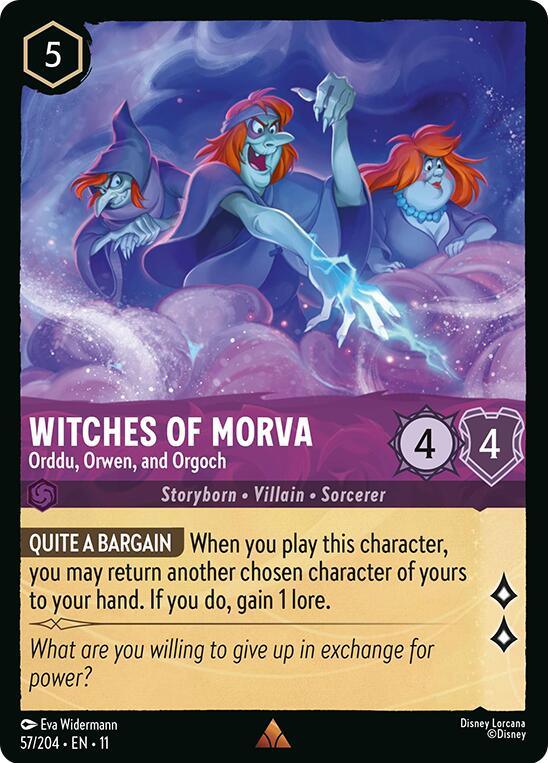 Witches of Morva - Orddu, Orwen, and Orgoch (57/204) [Winterspell]