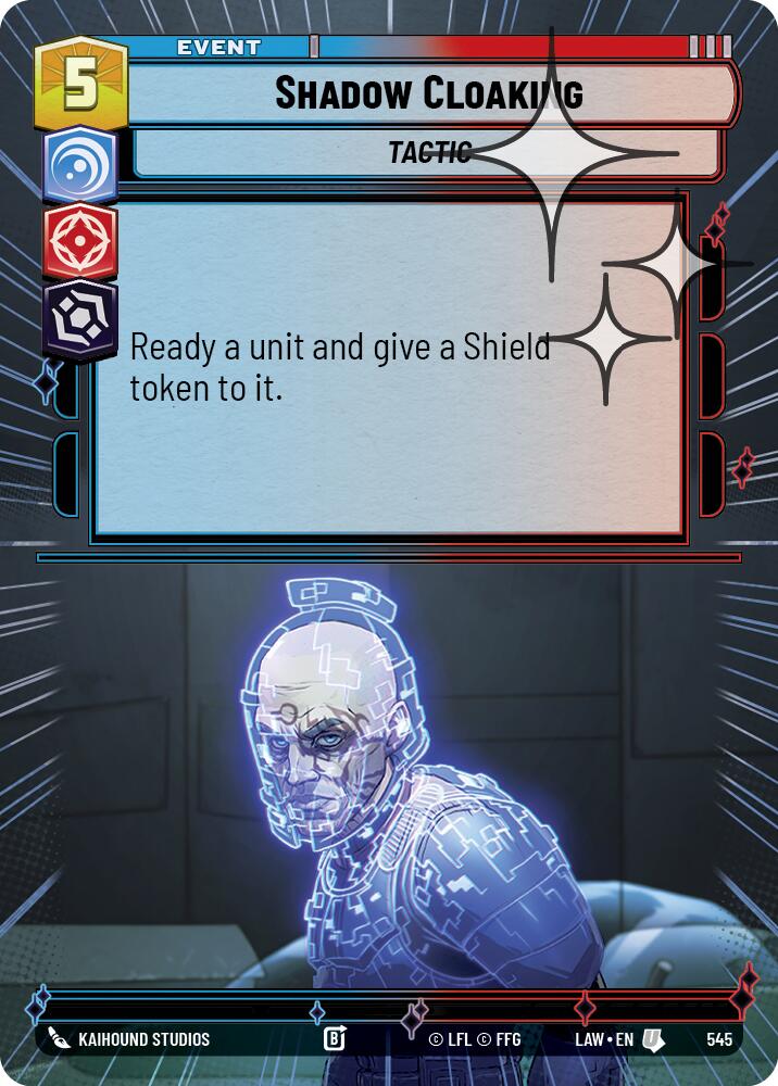 Shadow Cloaking (307) (Hyperspace Foil) (307) [A Lawless Time]