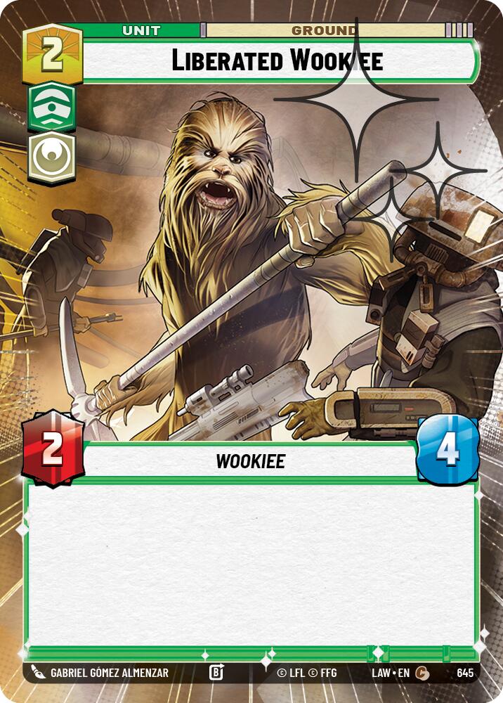 Liberated Wookie (407) (Hyperspace Foil) (407) [A Lawless Time]