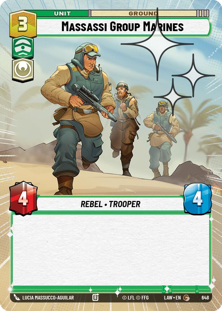 Massassi Group Marines (410) (Hyperspace Foil) (410) [A Lawless Time]