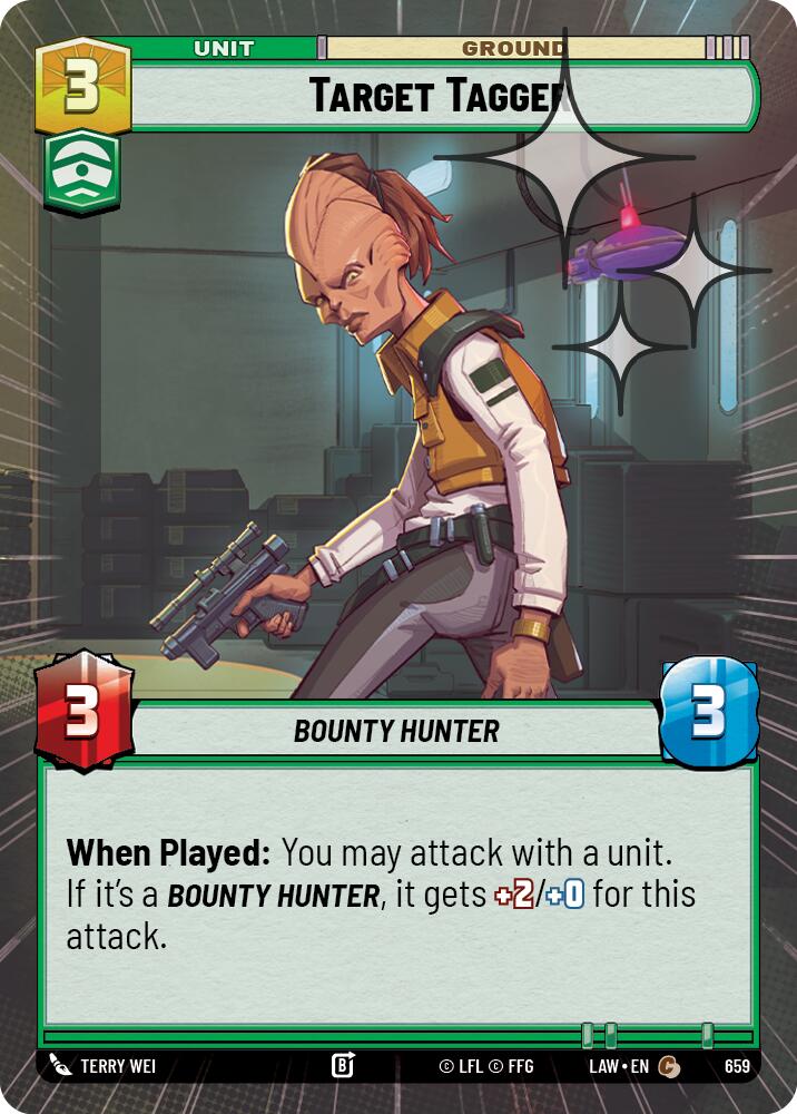 Target Tagger (421) (Hyperspace Foil) (421) [A Lawless Time]