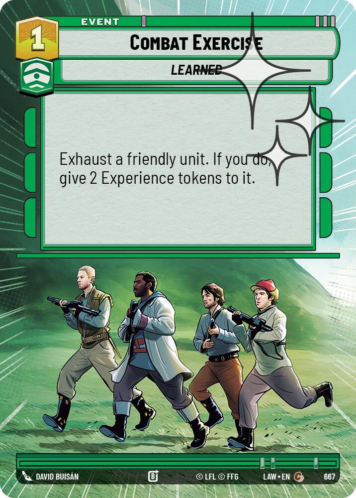 Combat Exercise (429) (Hyperspace Foil) (429) [A Lawless Time]