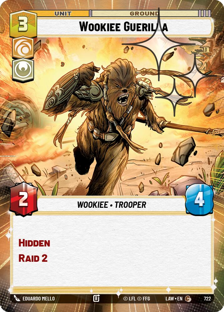 Wookiee Guerilla (484) (Hyperspace Foil) (484) [A Lawless Time]