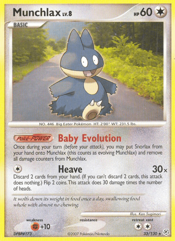 Munchlax (33/130) [Diamond & Pearl: Base Set]