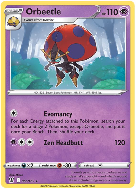 Orbeetle (065/163) [Sword & Shield: Battle Styles]