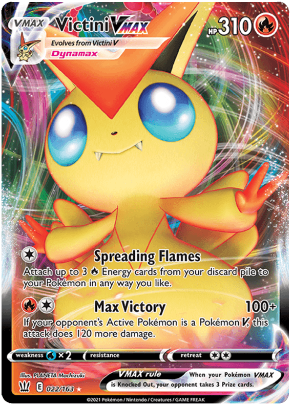 Victini VMAX (022/163) [Sword & Shield: Battle Styles]