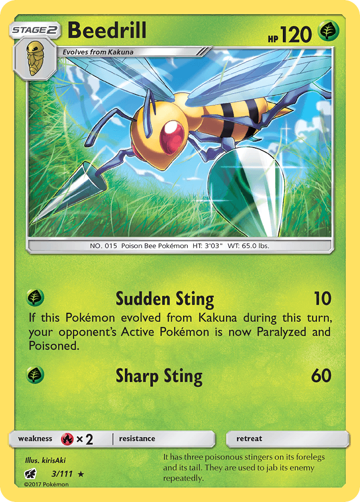 Beedrill (3/111) [Sun & Moon: Crimson Invasion]