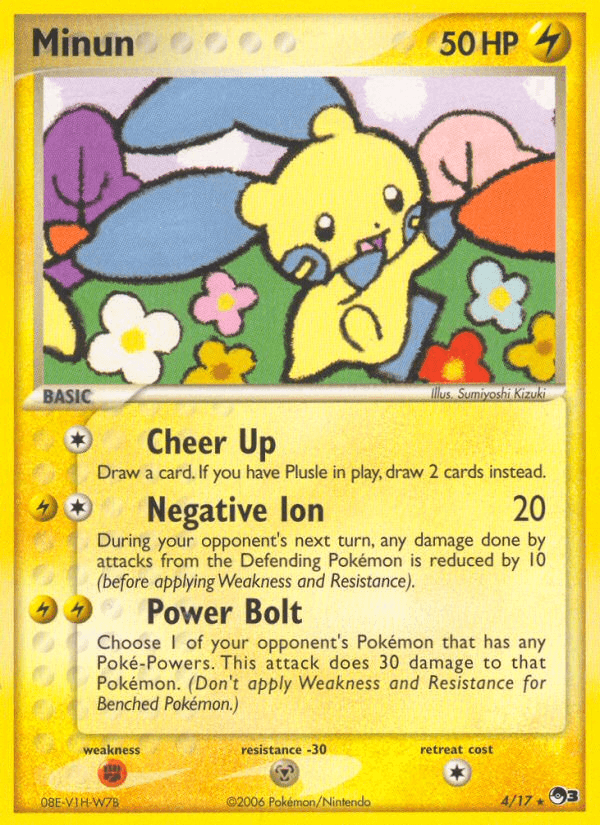 Minun (4/17) [POP Series 3]