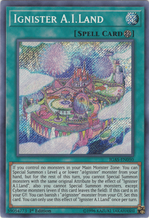 Ignister A.I.Land [IGAS-EN050] Secret Rare