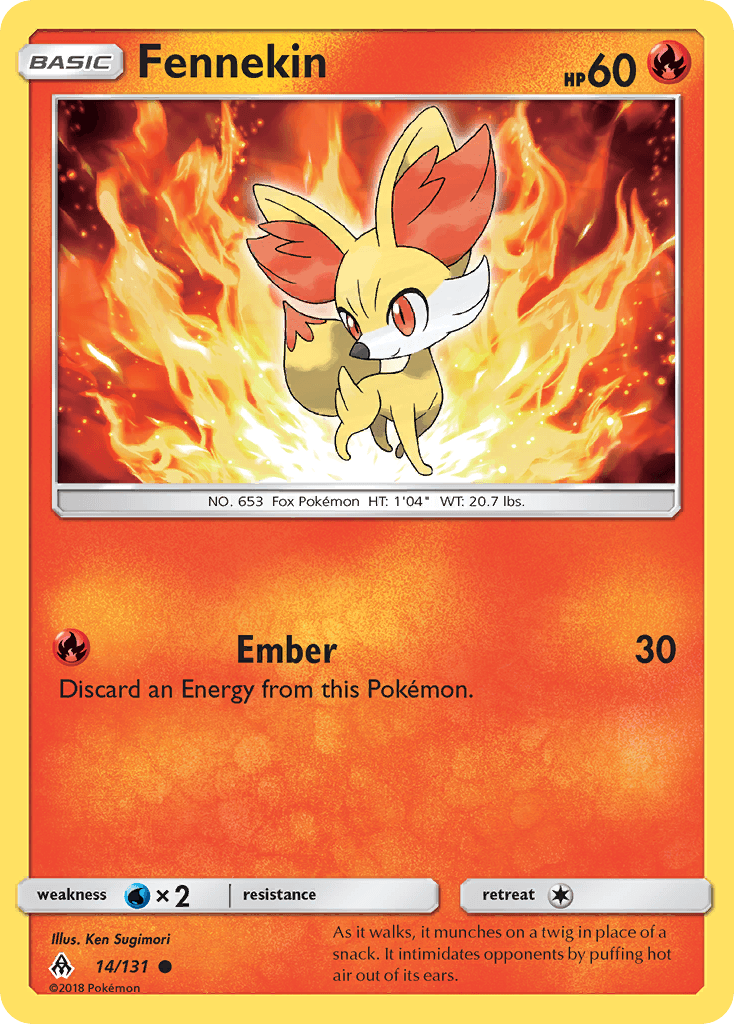 Fennekin (14/131) [Sun & Moon: Forbidden Light]