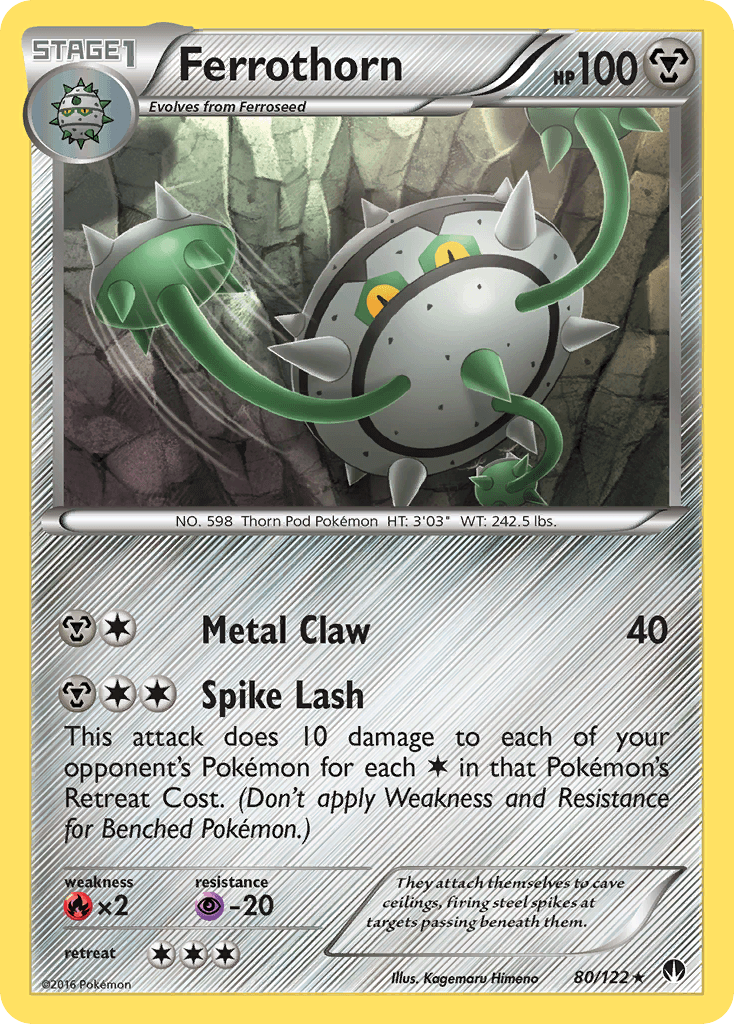 Ferrothorn (80/122) [XY: BREAKpoint]