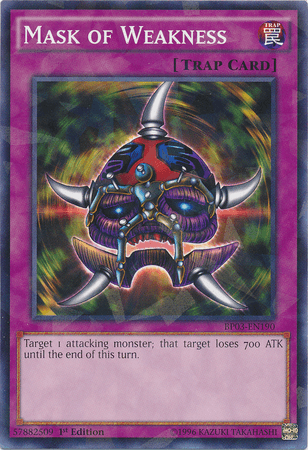 Mask of Weakness [BP03-EN190] Shatterfoil Rare