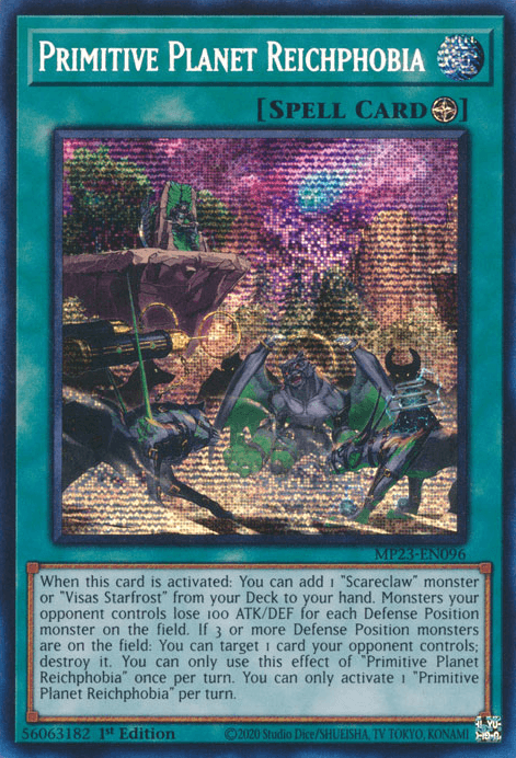 Primitive Planet Reichphobia [MP23-EN096] Prismatic Secret Rare