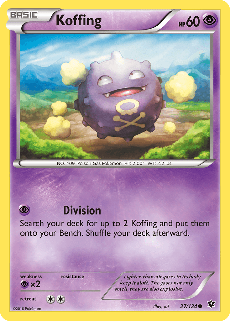 Koffing (27/124) [XY: Fates Collide]