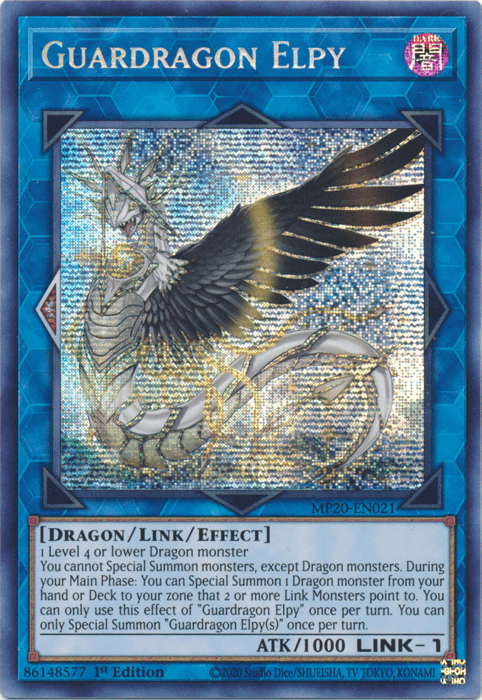 Guardragon Elpy [MP20-EN021] Prismatic Secret Rare