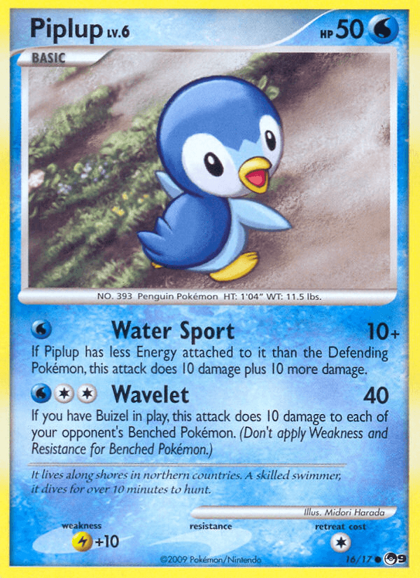 Piplup (16/17) [POP Series 9]
