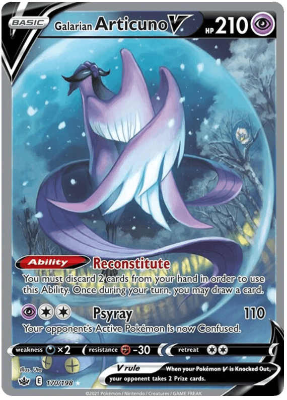 Galarian Articuno V (170/198) [Sword & Shield: Chilling Reign]