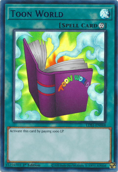 Toon World (Blue) [LDS1-EN068] Ultra Rare