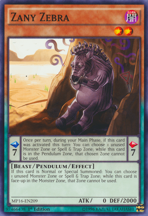 Zany Zebra [MP16-EN209] Common