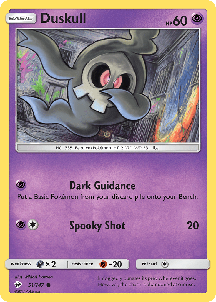 Duskull (51/147) [Sun & Moon: Burning Shadows]