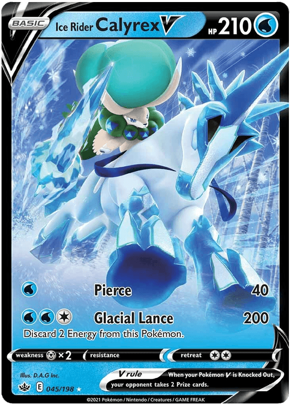 Ice Rider Calyrex V (045/198) [Sword & Shield: Chilling Reign]