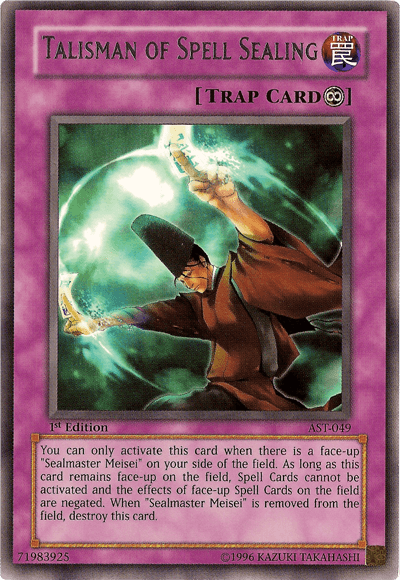 Talisman of Spell Sealing [AST-049] Rare