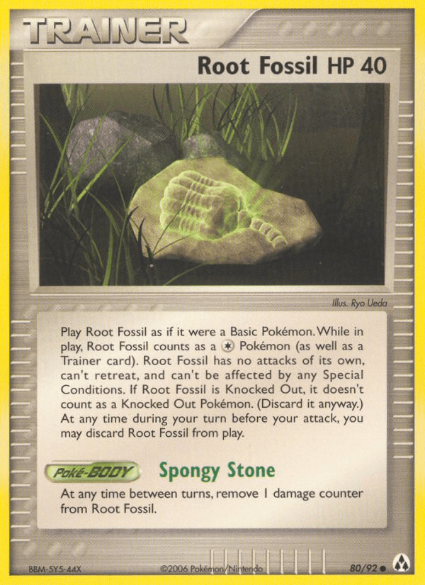 Root Fossil (80/92) [EX: Legend Maker]