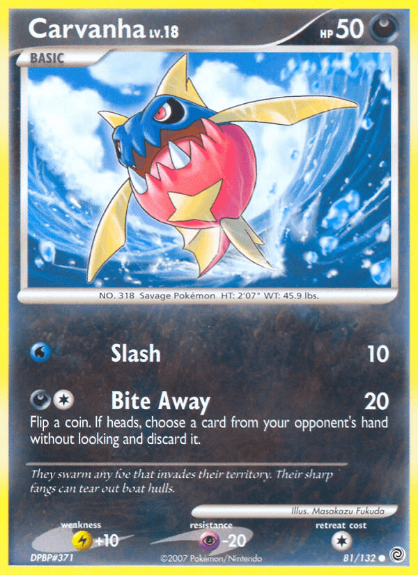 Carvanha (81/132) [Diamond & Pearl: Secret Wonders]