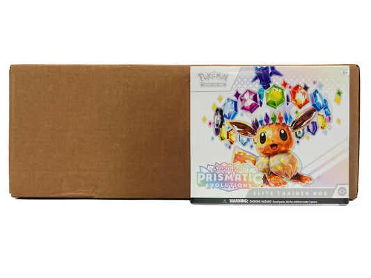 Pokemon Scarlet & Violet - Prismatic Evolutions Elite Trainer Box Case (10 Boxes)