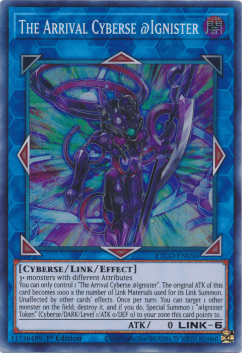The Arrival Cyberse @Ignister [ETCO-EN050] Super Rare