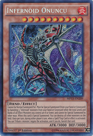 Infernoid Onuncu [MP15-EN209] Secret Rare