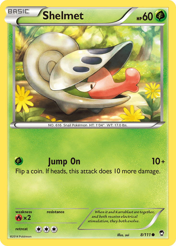 Shelmet (8/111) [XY: Furious Fists]