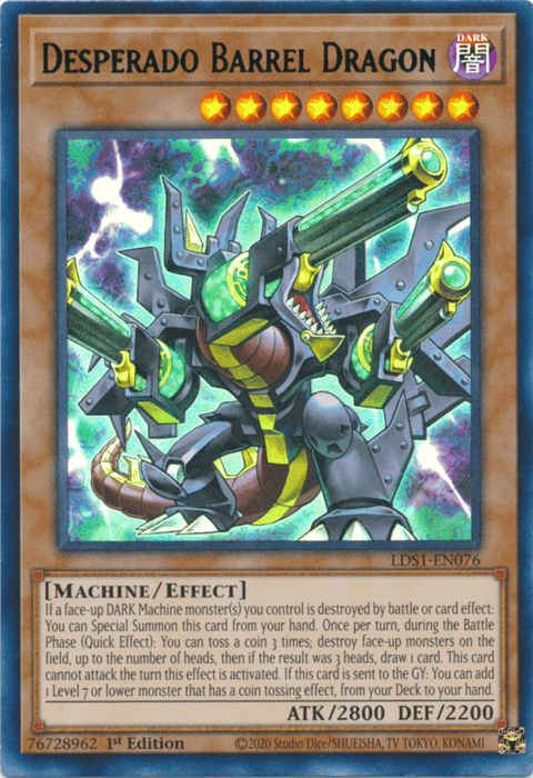 Desperado Barrel Dragon (Green) [LDS1-EN076] Ultra Rare