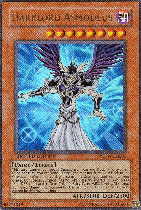 Darklord Asmodeus [YCSW-EN001] Ultra Rare
