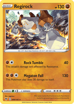 Regirock (089/185) [Sword & Shield: Vivid Voltage]