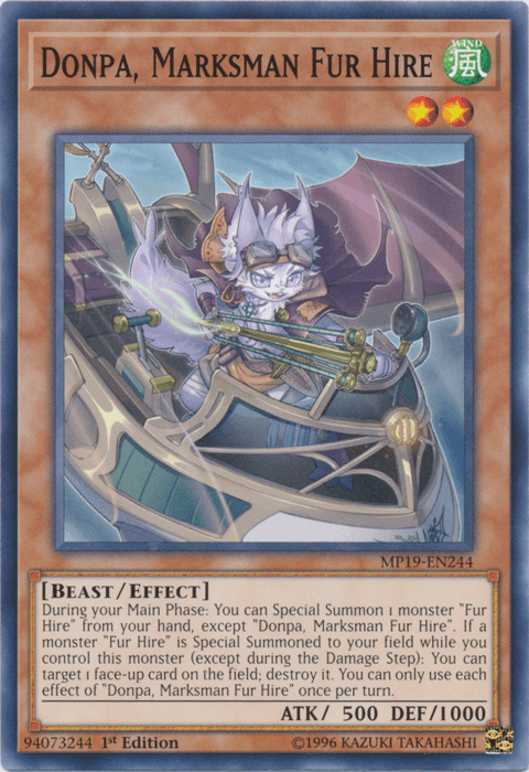 Donpa, Marksman Fur Hire [MP19-EN244] Common
