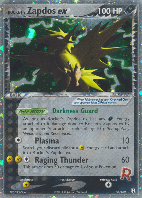Rocket's Zapdos ex (106/109) [EX: Team Rocket Returns]