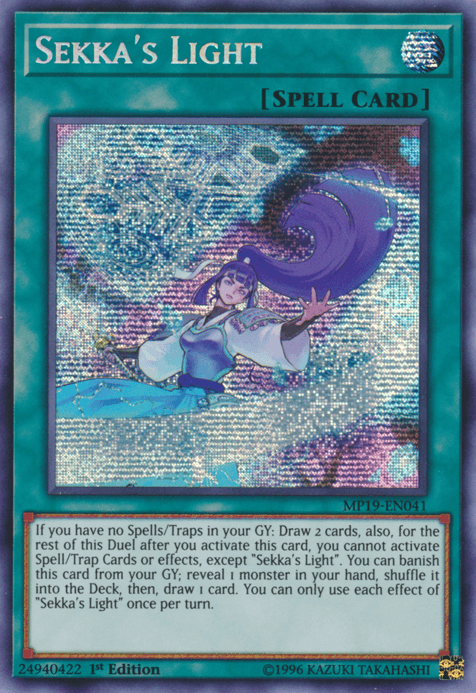 Sekka's Light [MP19-EN041] Prismatic Secret Rare