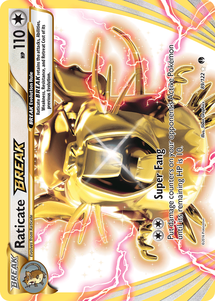Raticate BREAK (89/122) [XY: BREAKpoint]