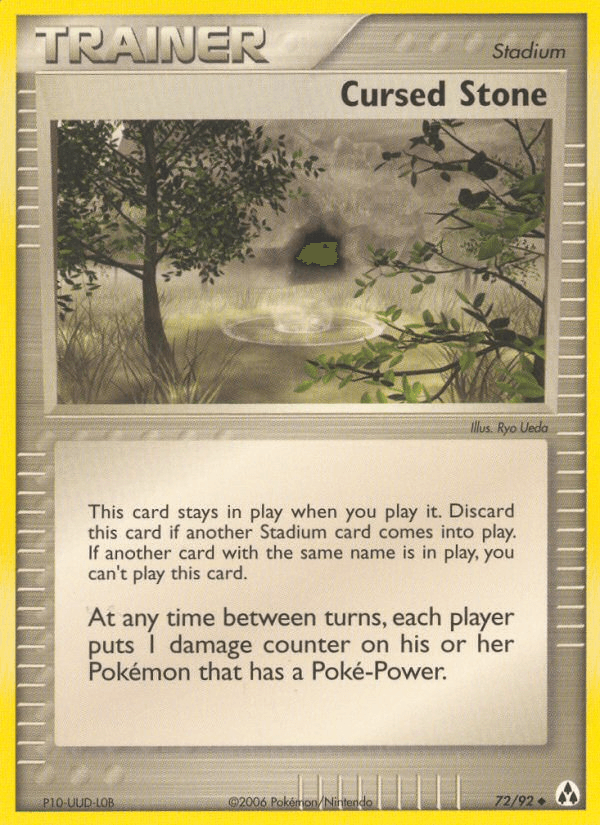 Cursed Stone (72/92) [EX: Legend Maker]