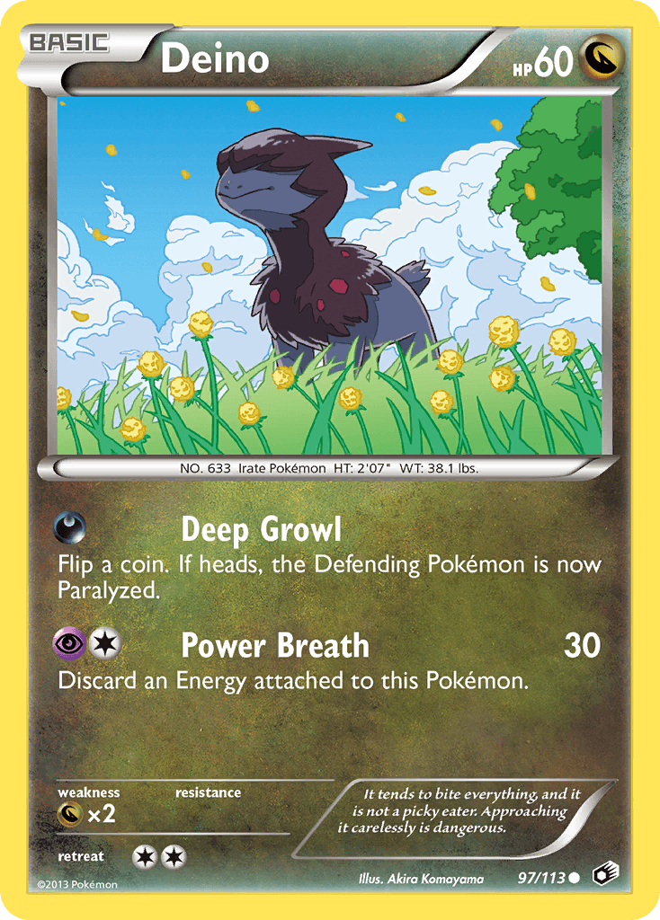 Deino (97/113) [Black & White: Legendary Treasures]
