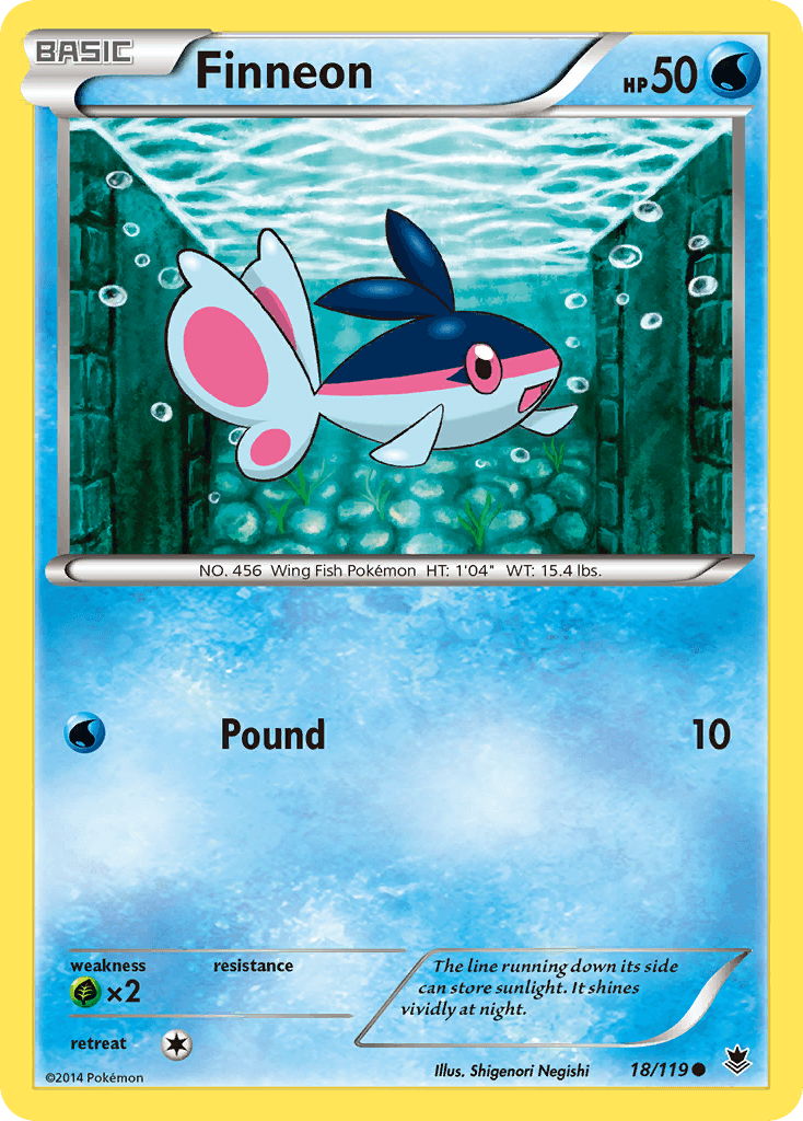 Finneon (18/119) [XY: Phantom Forces]